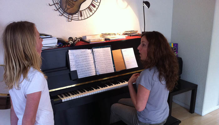 Keren Teaching Lili | Singing Lessons Santa Rosa CA